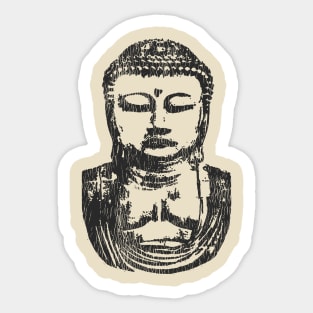 Vintage Buddha Sticker